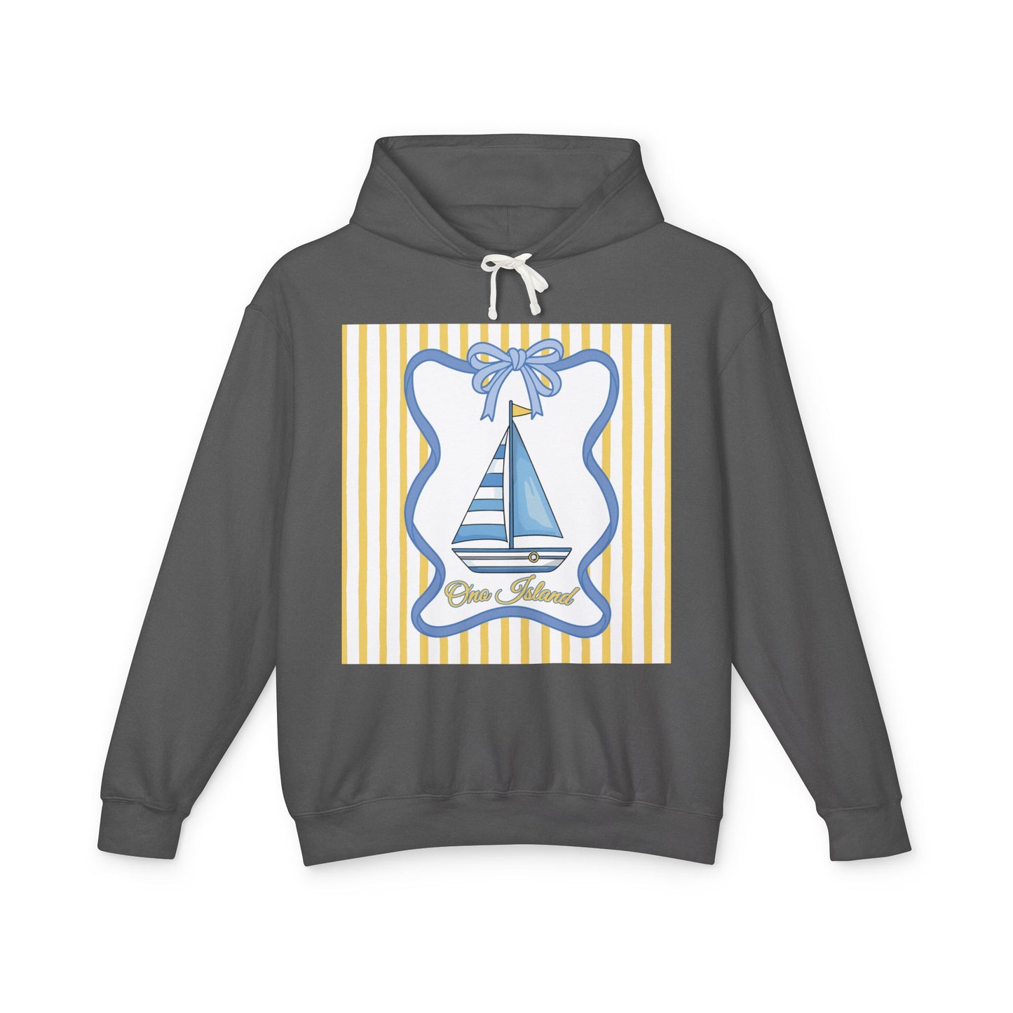 Adult Coquette Sailboat Hooded Sweatshirt - Comfort Colors