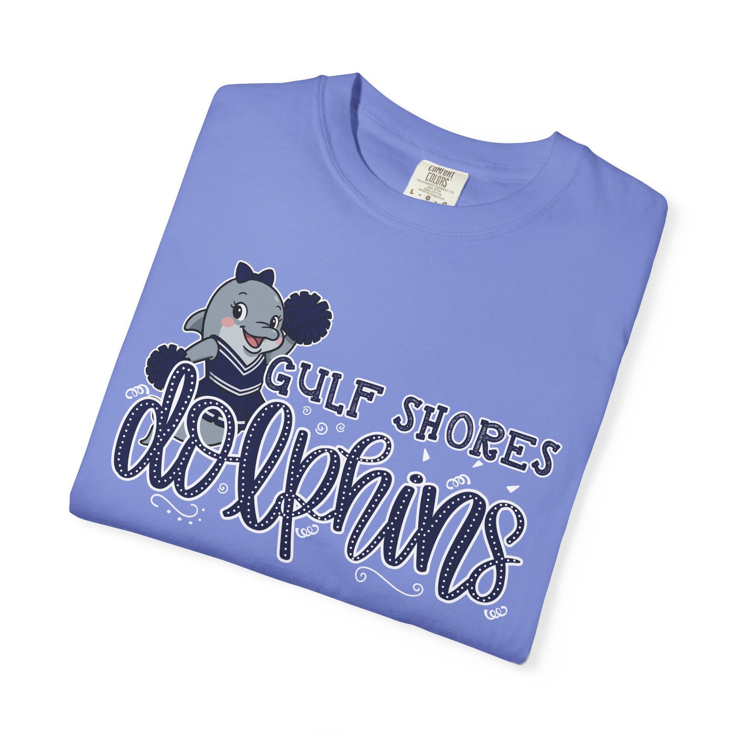 Dolphin Dots on Comfort Colors