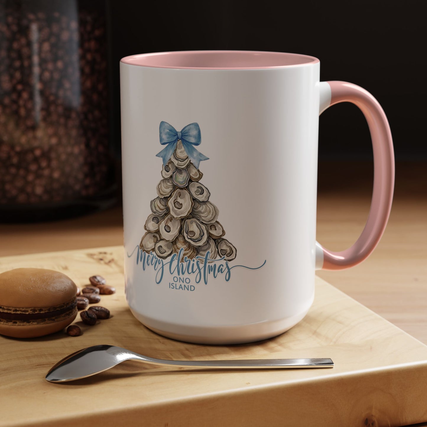 Ono Island Christmas Oyster Tree Mug