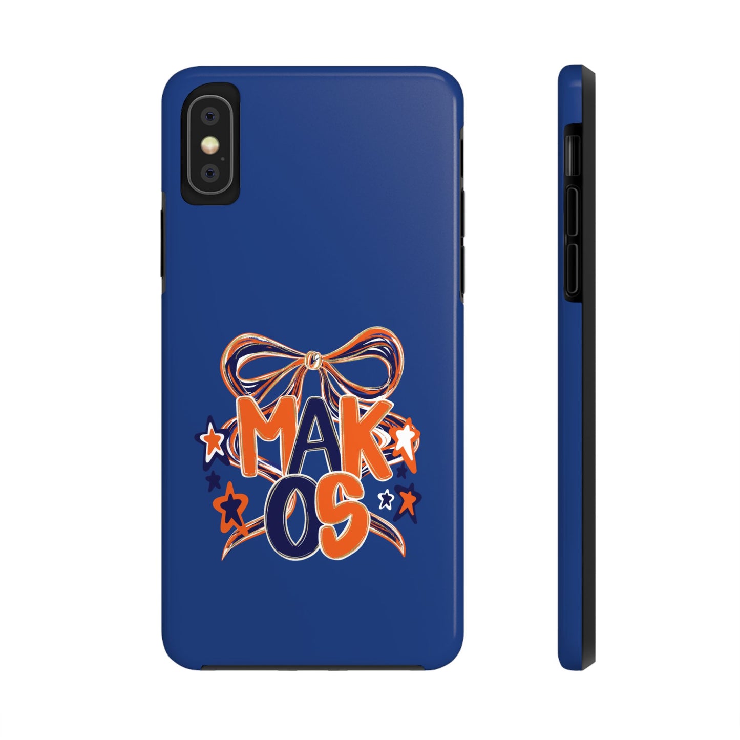 Makos Twirly Ribbon Iphone & Samsung Tough Phone Cases