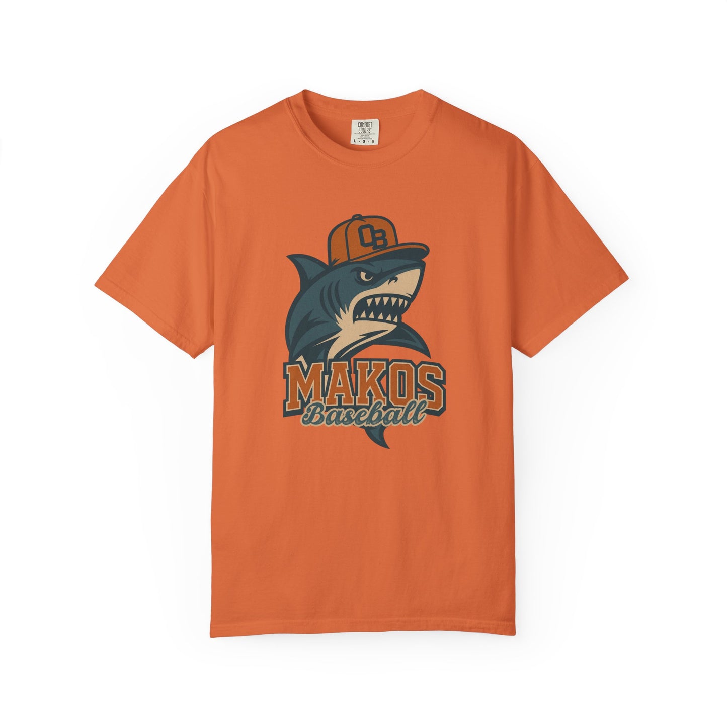 Adult Makos Baseball T-shirt - Comfort Colors