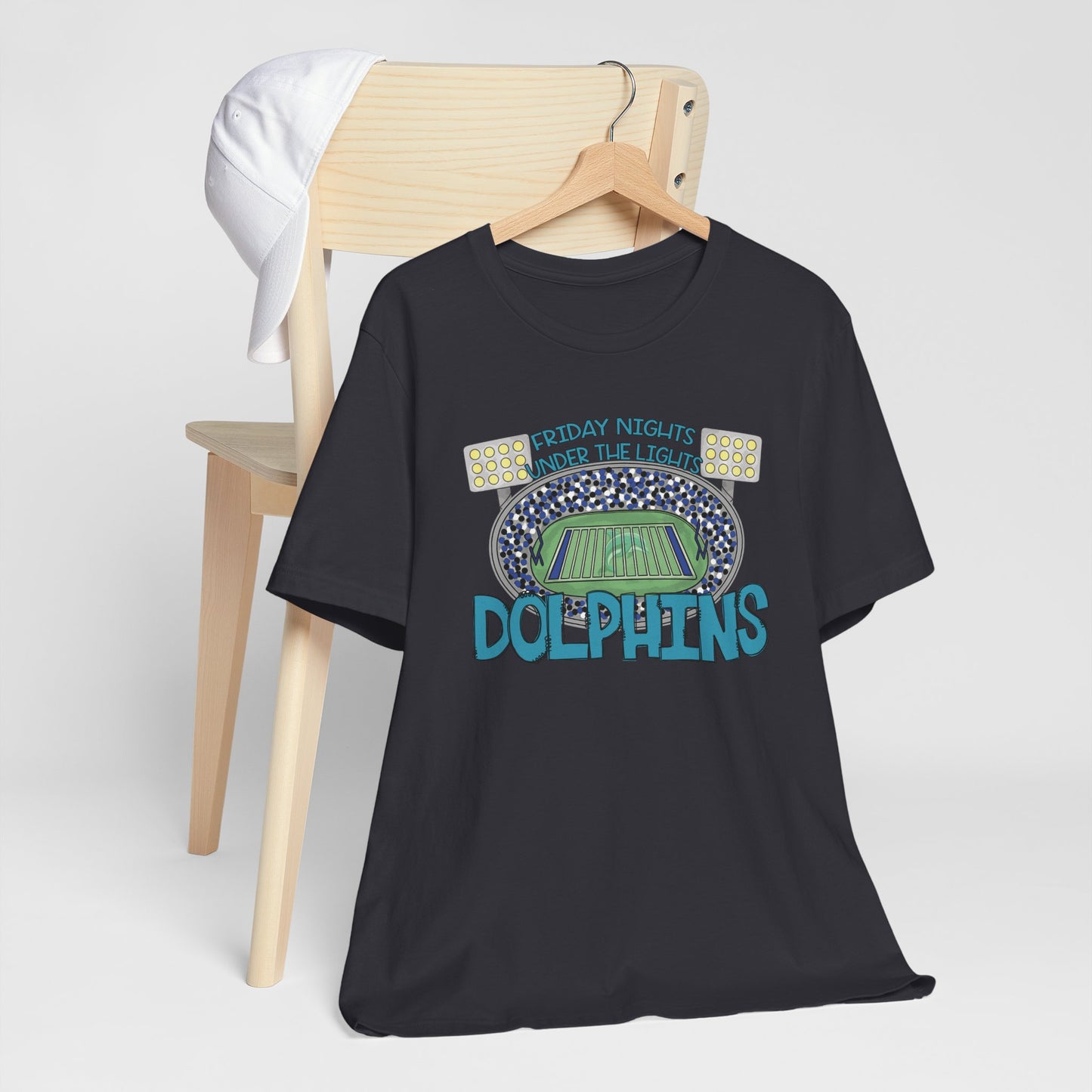 Adult Dolphins Friday Nights Under the Lights Tee