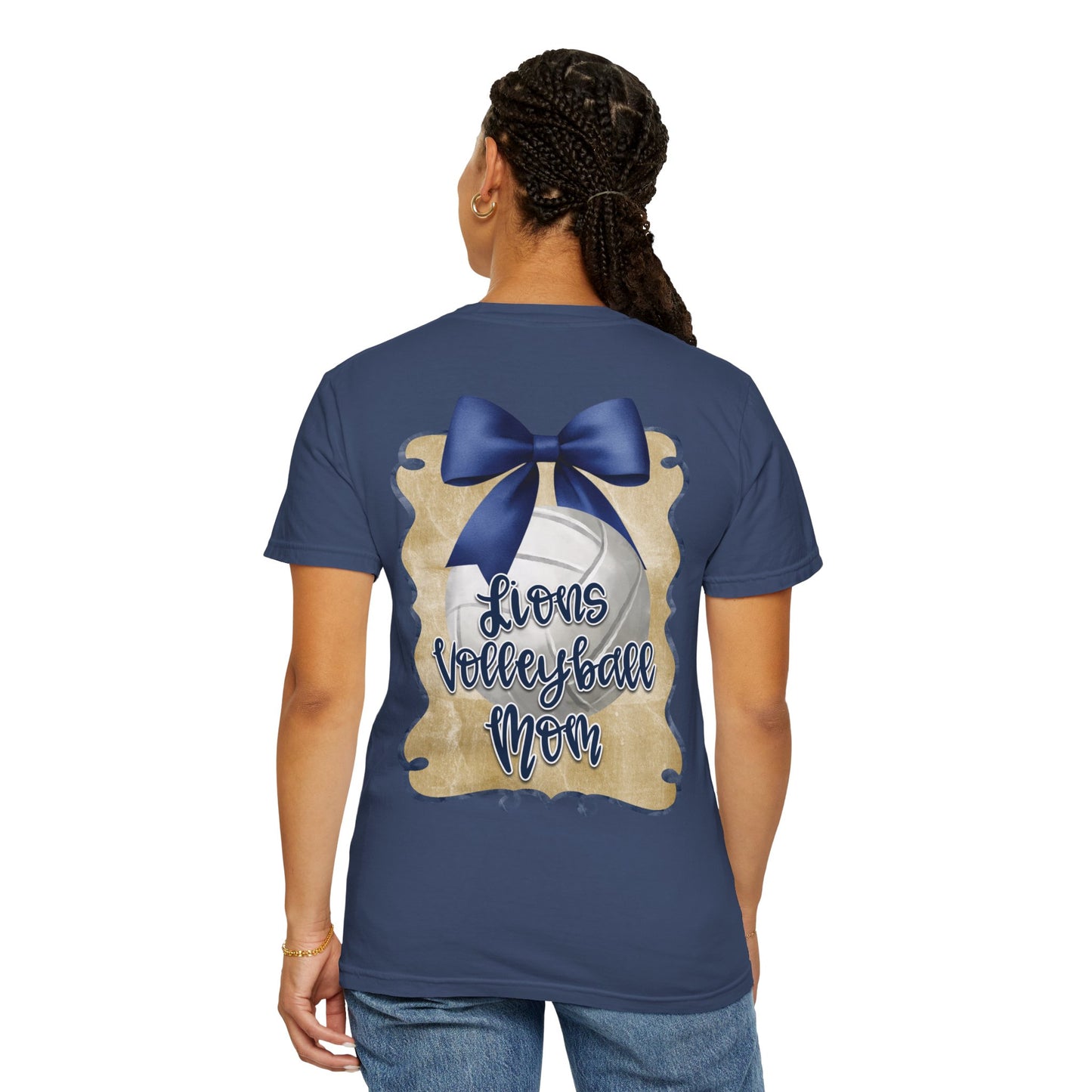 Adult Foley Lions Volleyball Mom T-Shirt - Comfort Colors
