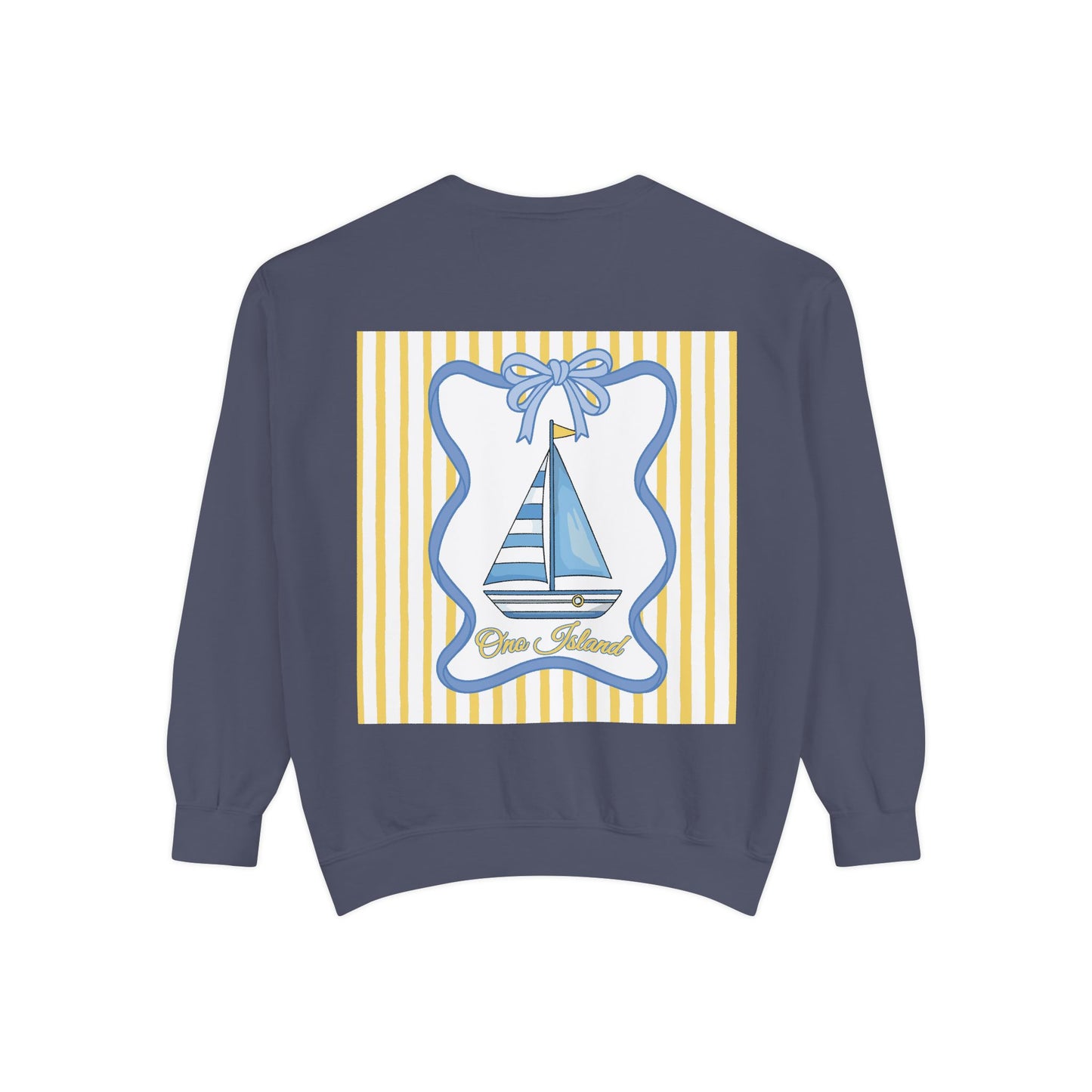 Adult Coquette Sailboat Sweatshirt - Comfort Colors