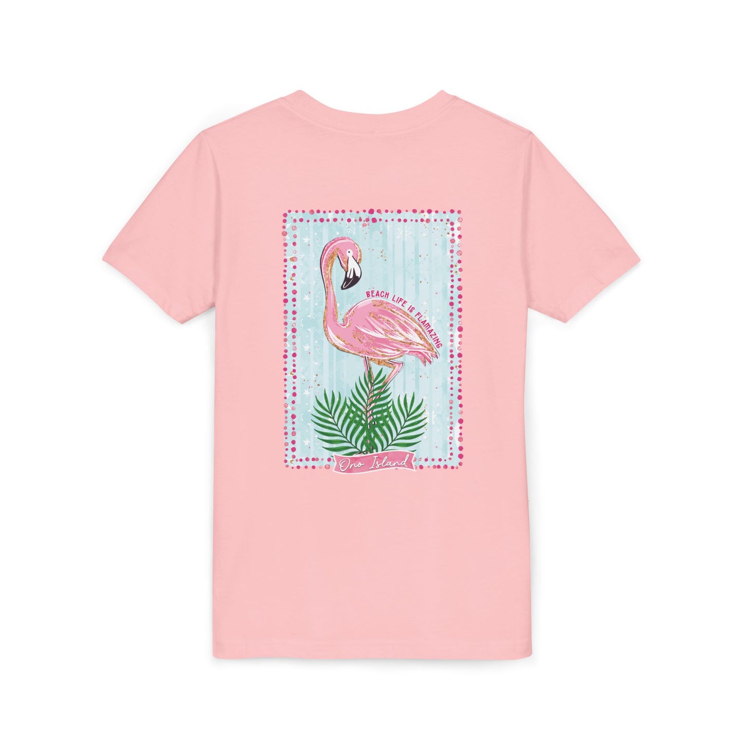 Beach Life is Flamazing Flamingo Tee - Bella Canvas
