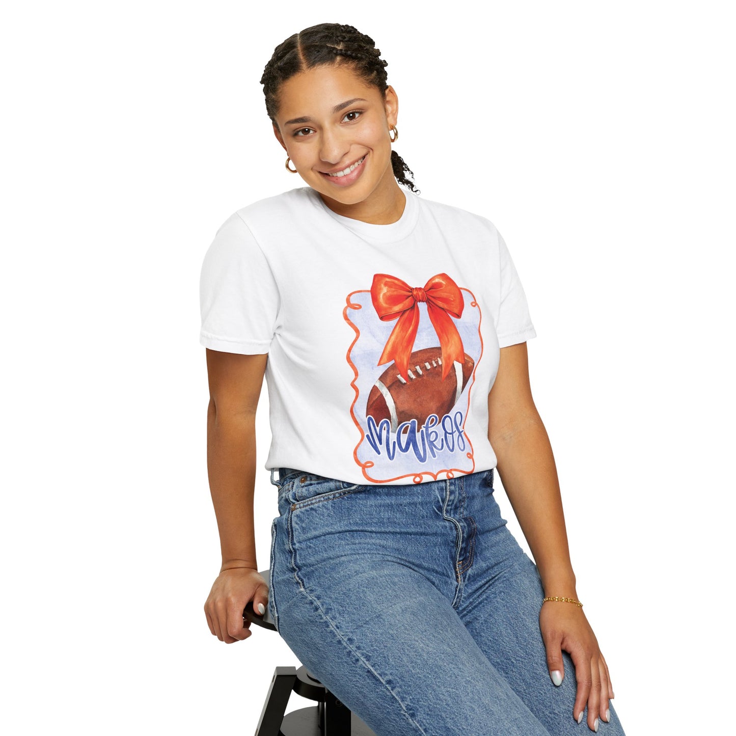Adult Makos Watercolor Coquette Tee - Comfort Colors