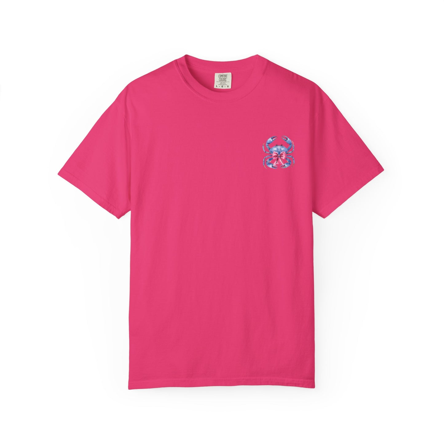 Adult Ono Island Preppy Crab Tee - Comfort Colors