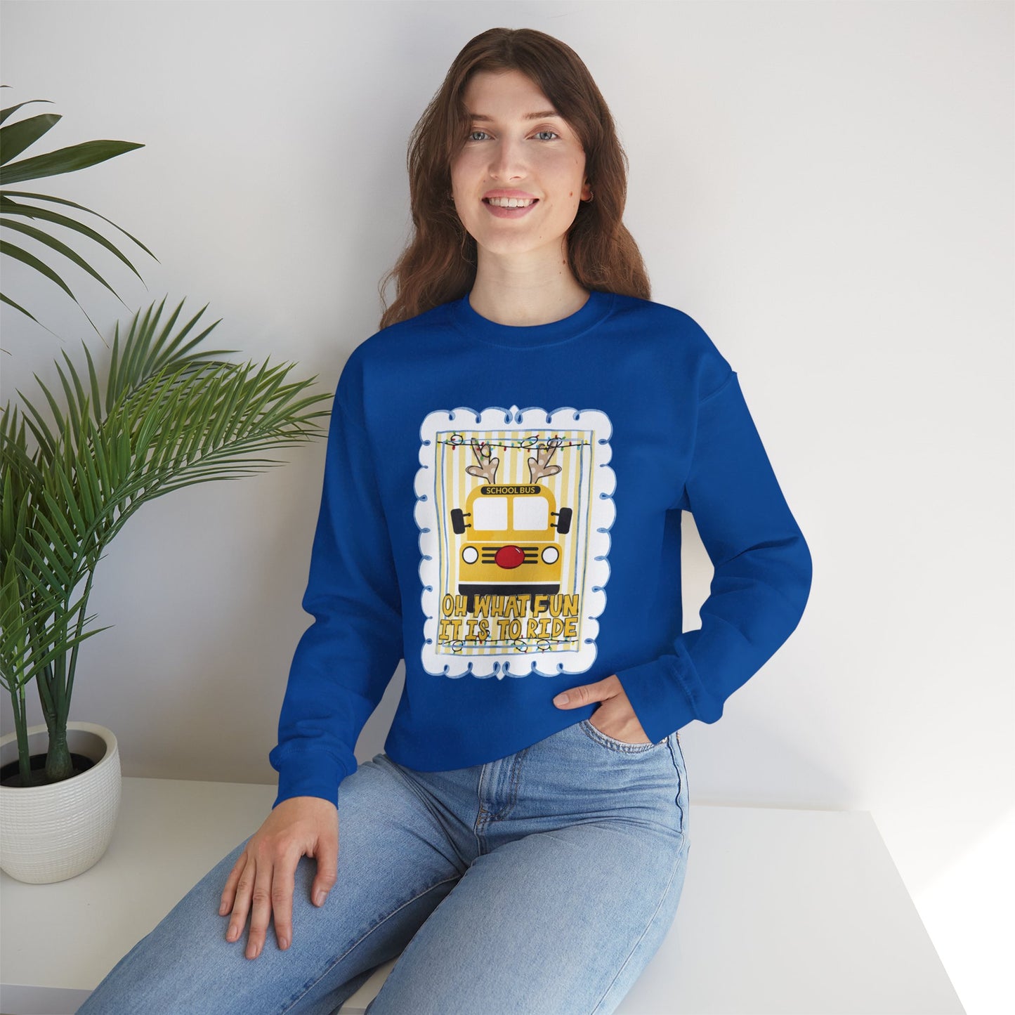 Christmas Bus Driver Sweatshirt - Gildan