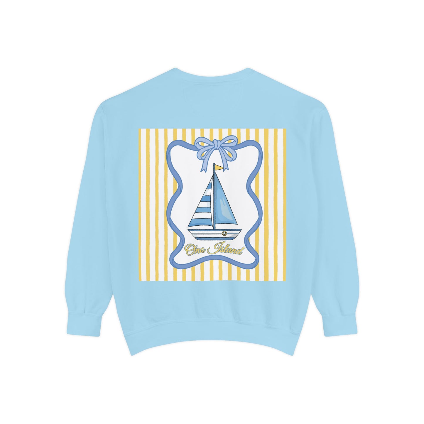 Adult Coquette Sailboat Sweatshirt - Comfort Colors