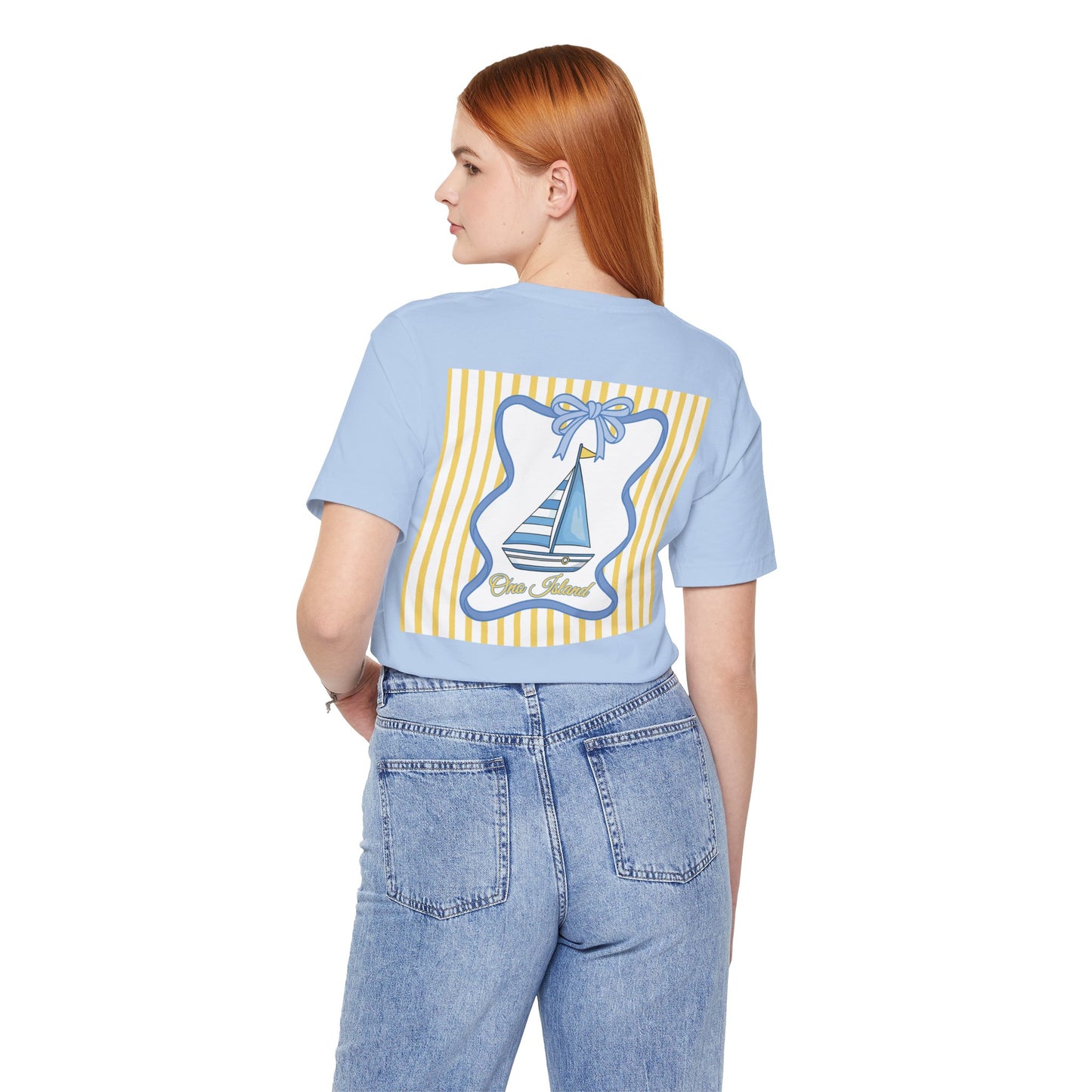 Adult Coquette Sailboat Tee - Bella Canvas