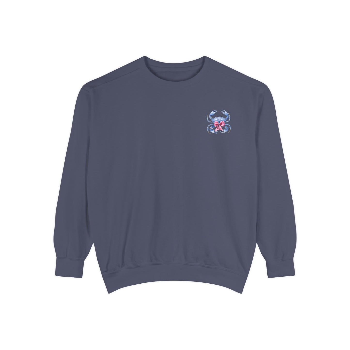 Adult Ono Island Preppy Crab Sweatshirt - Comfort Colors