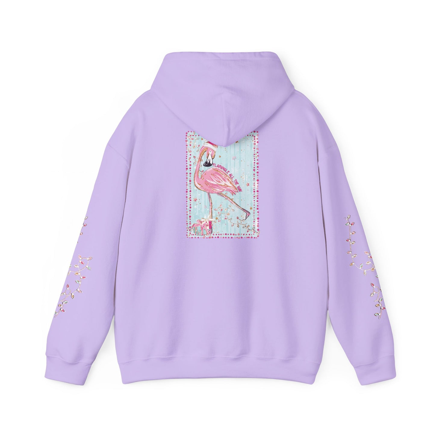 Flamingo Flamingle All The Way Hoodie - Gildan