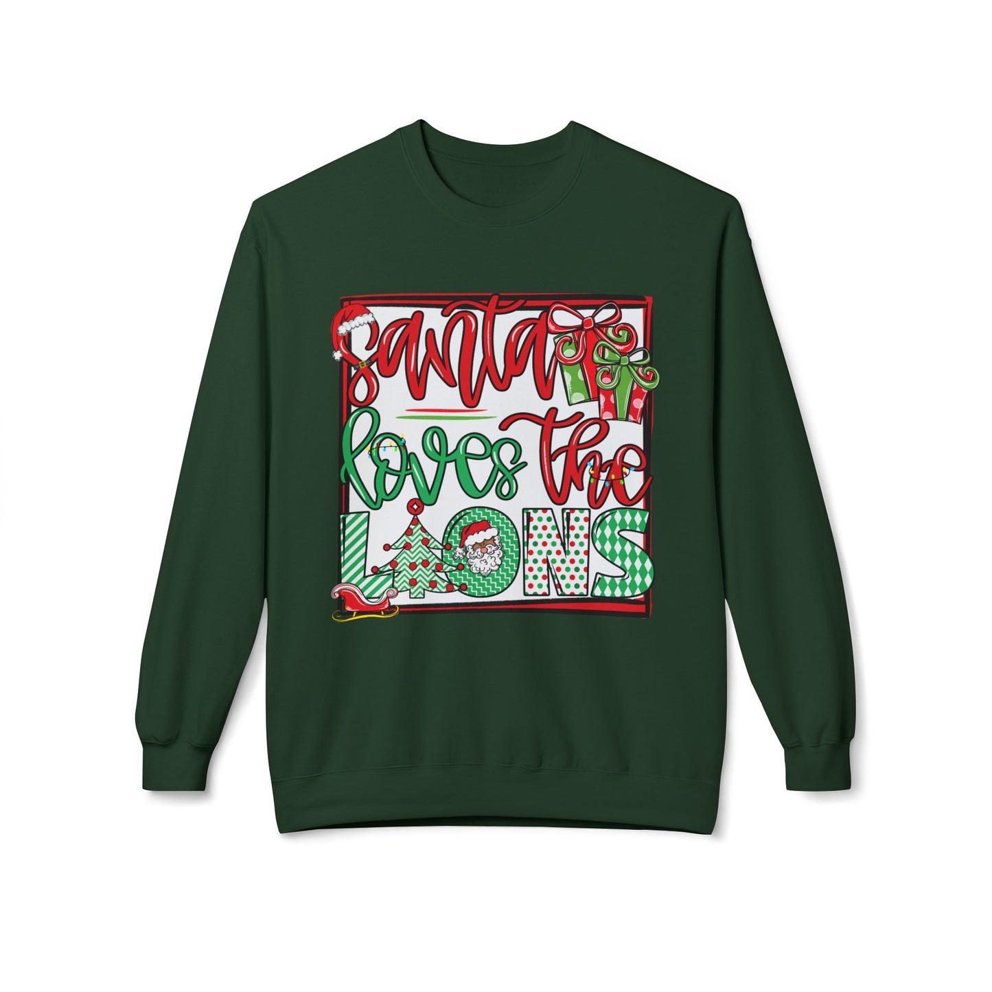 Adult Lions Christmas - Gildan