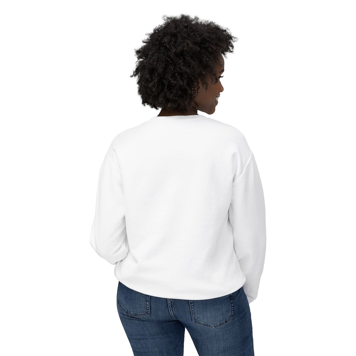 Adult Life of a Dolphin Faux Glitter Sweatshirt - Comfort Colors