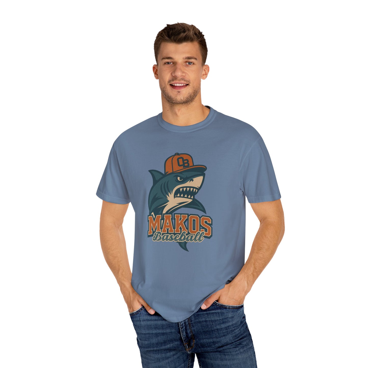 Adult Makos Baseball T-shirt - Comfort Colors