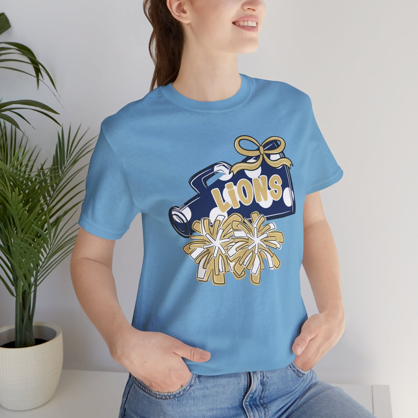 Lions Cheer Spirit Tee - Bella Canvas