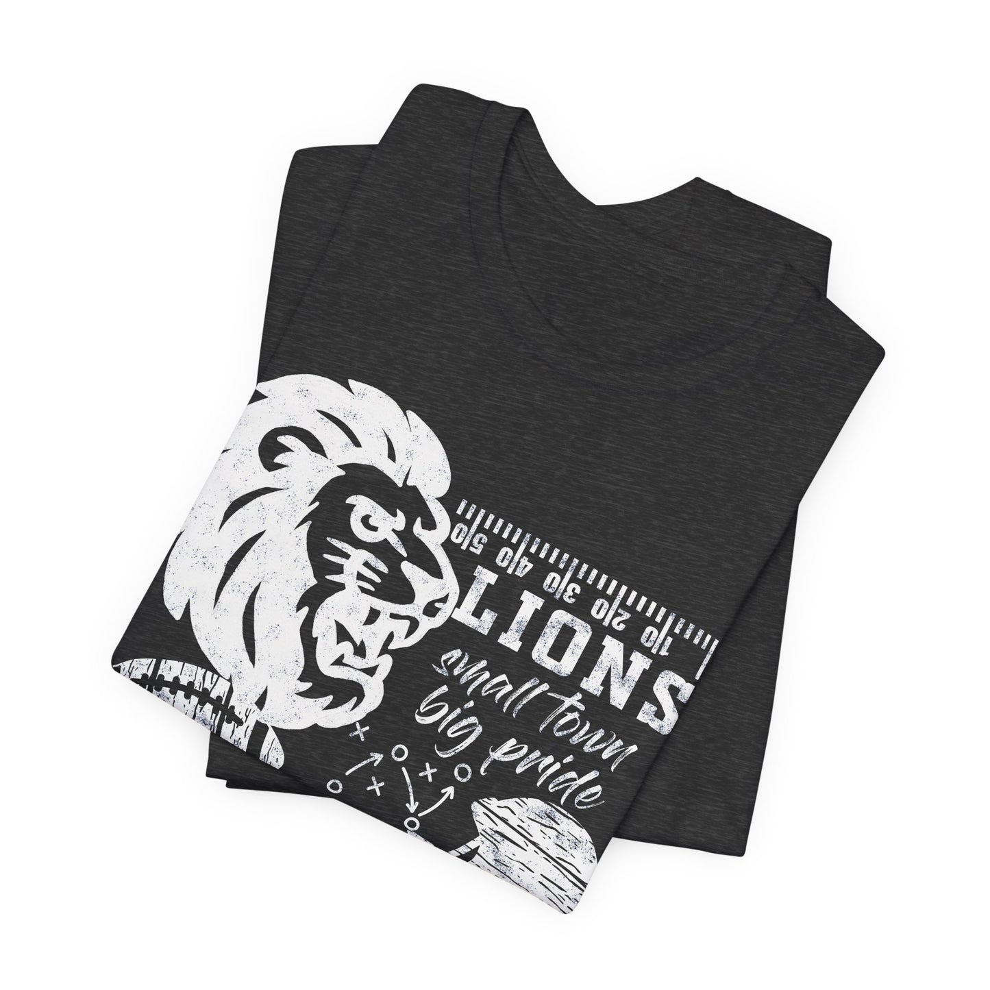 Lion Small Town Big Pride Tee - Bella Canvas