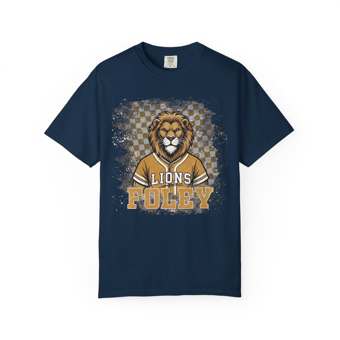 Foley Lions Grunge T-shirt - Comfort Colors