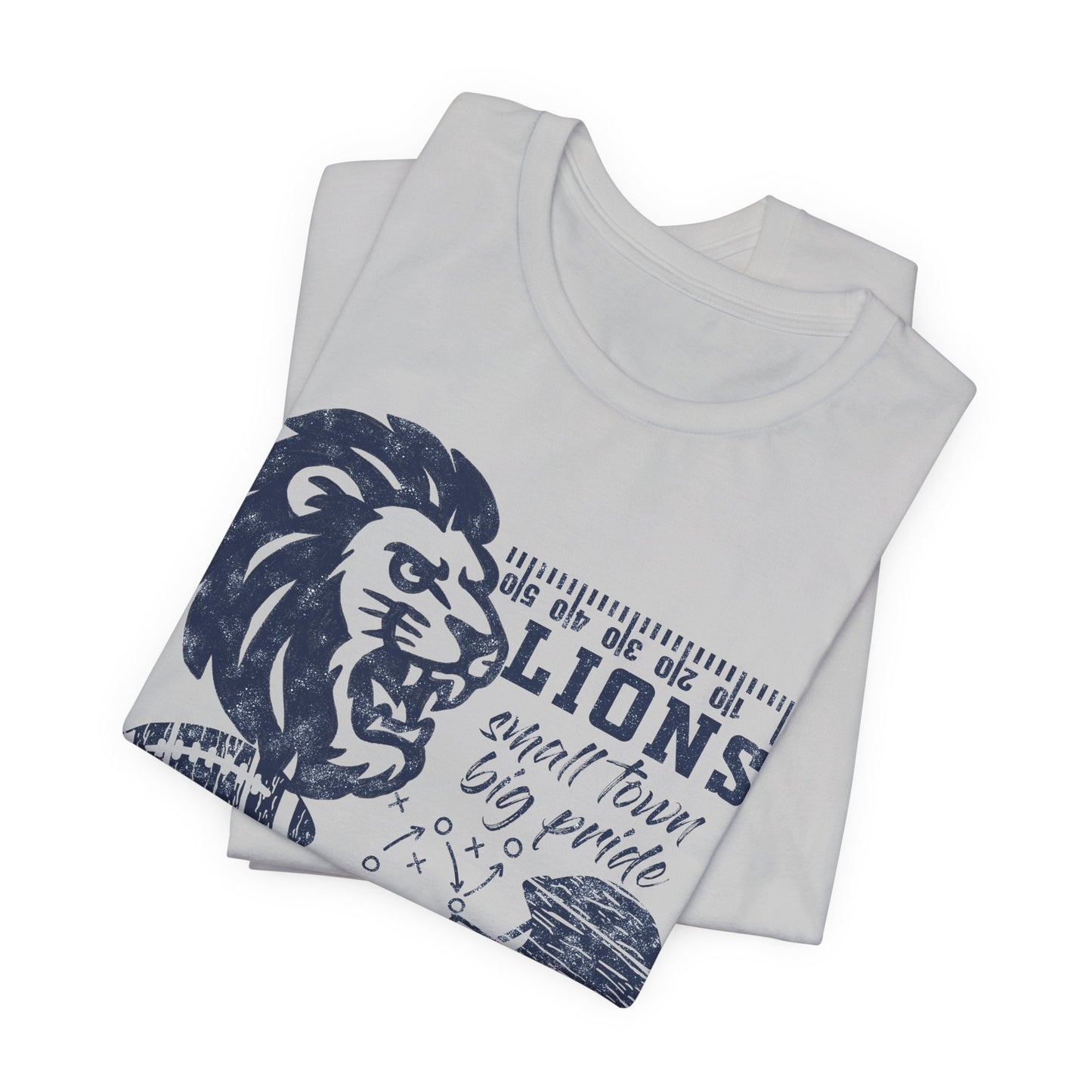 Lion Small Town Big Pride Tee - Bella Canvas