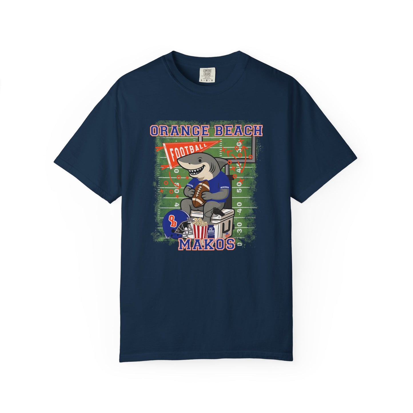Adult Makos Tailgate Time - Comfort Colors