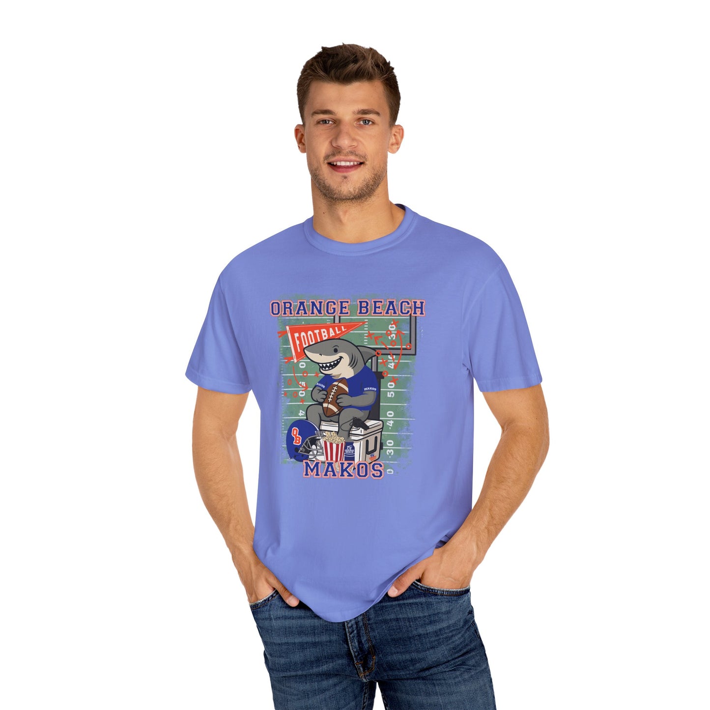 Adult Makos Tailgate Time - Comfort Colors
