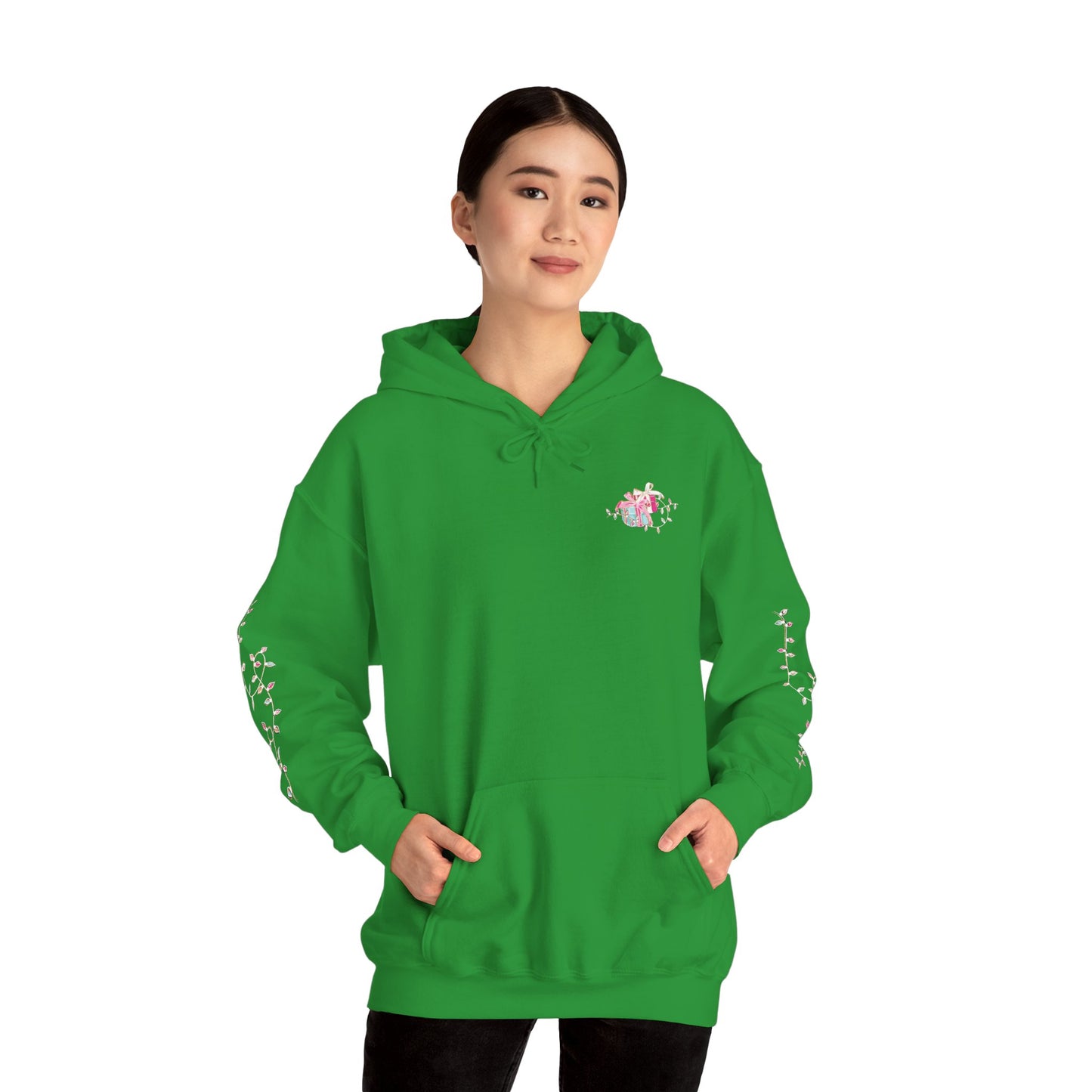 Flamingo Flamingle All The Way Hoodie - Gildan