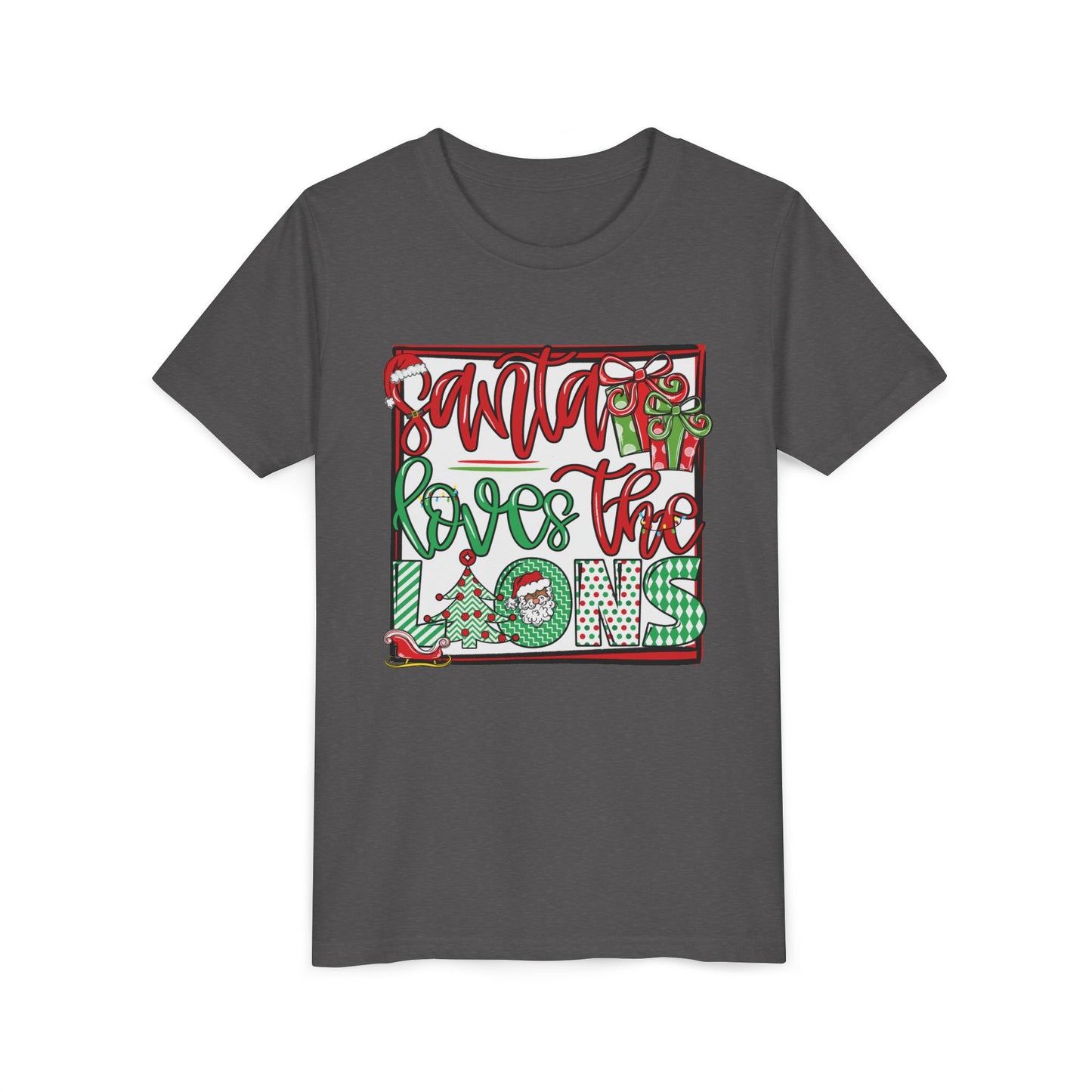 Youth Lions Christmas - Bella Canvas