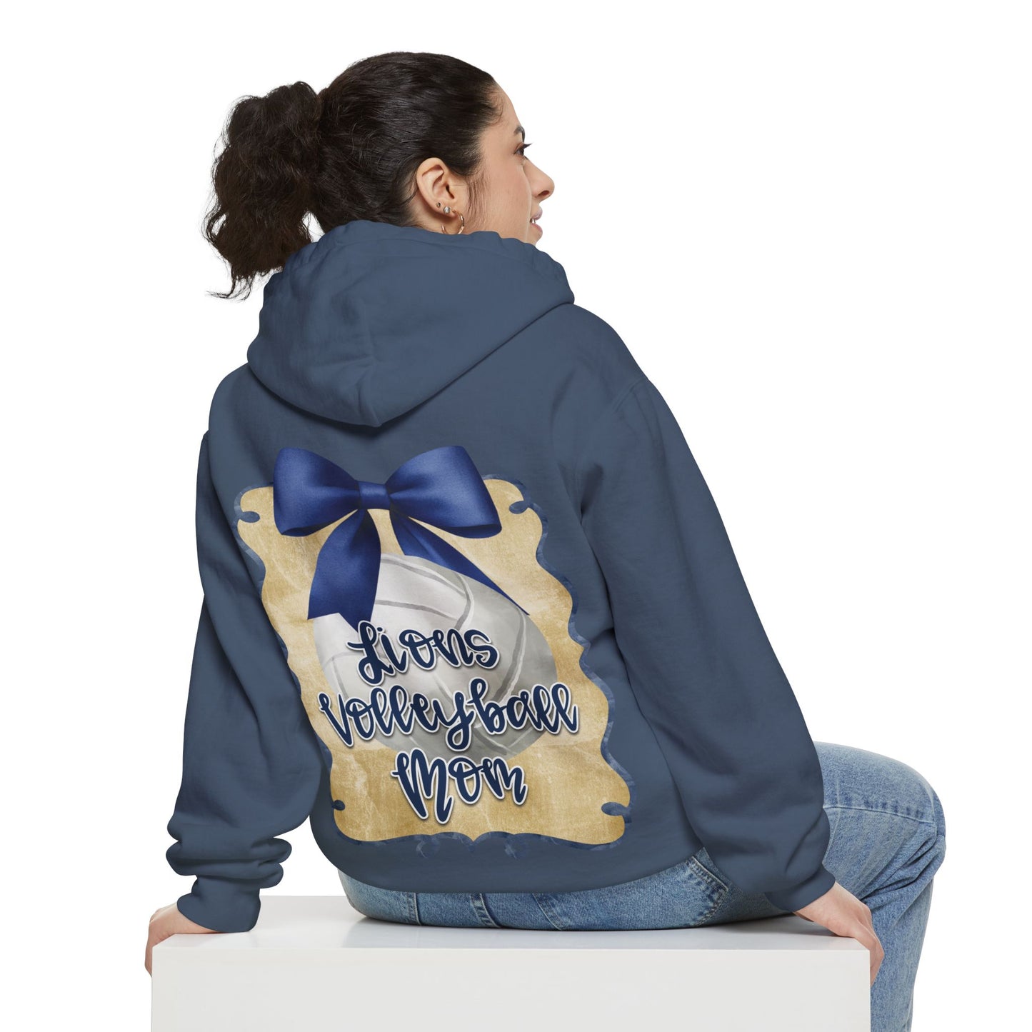 Foley Lions Volleyball Mom Hoodie - Comfort Colors