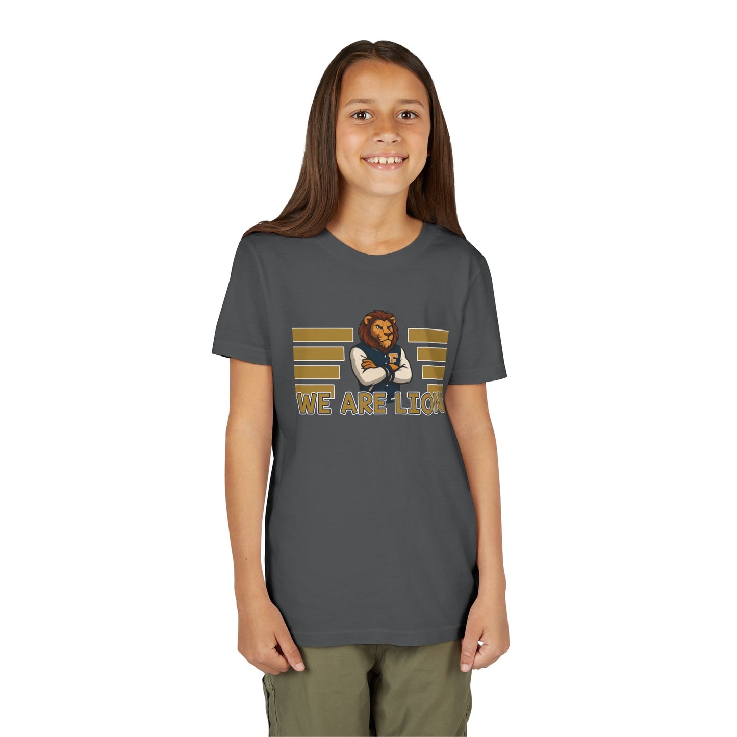 Youth We are Lions T-Shirt - Bella Canvas
