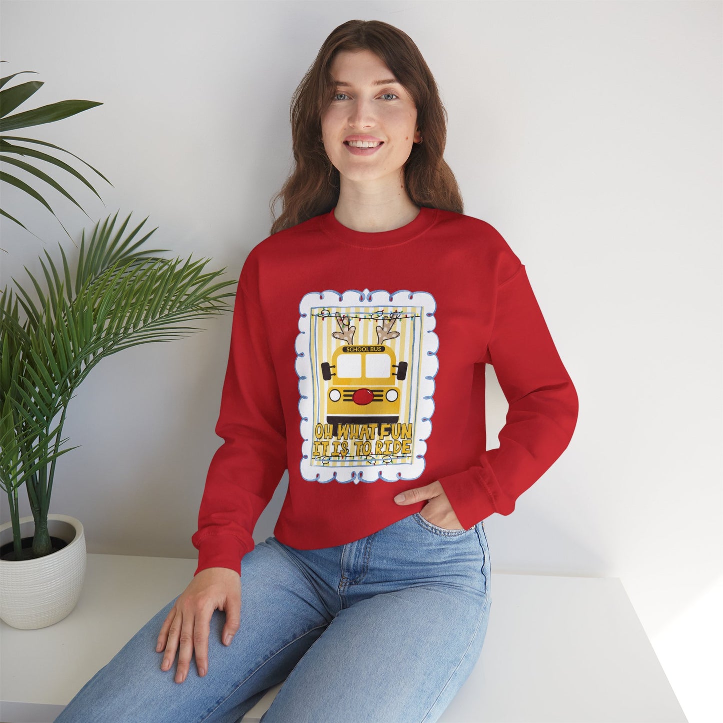 Christmas Bus Driver Sweatshirt - Gildan