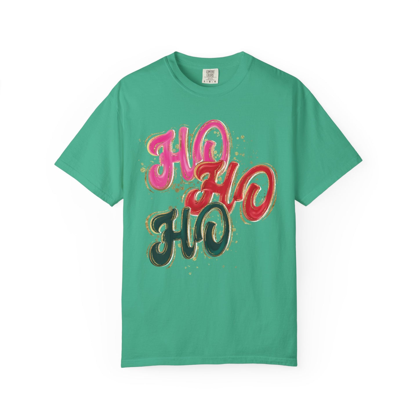 Ho Ho Ho Christmas Tee- Comfort Colors