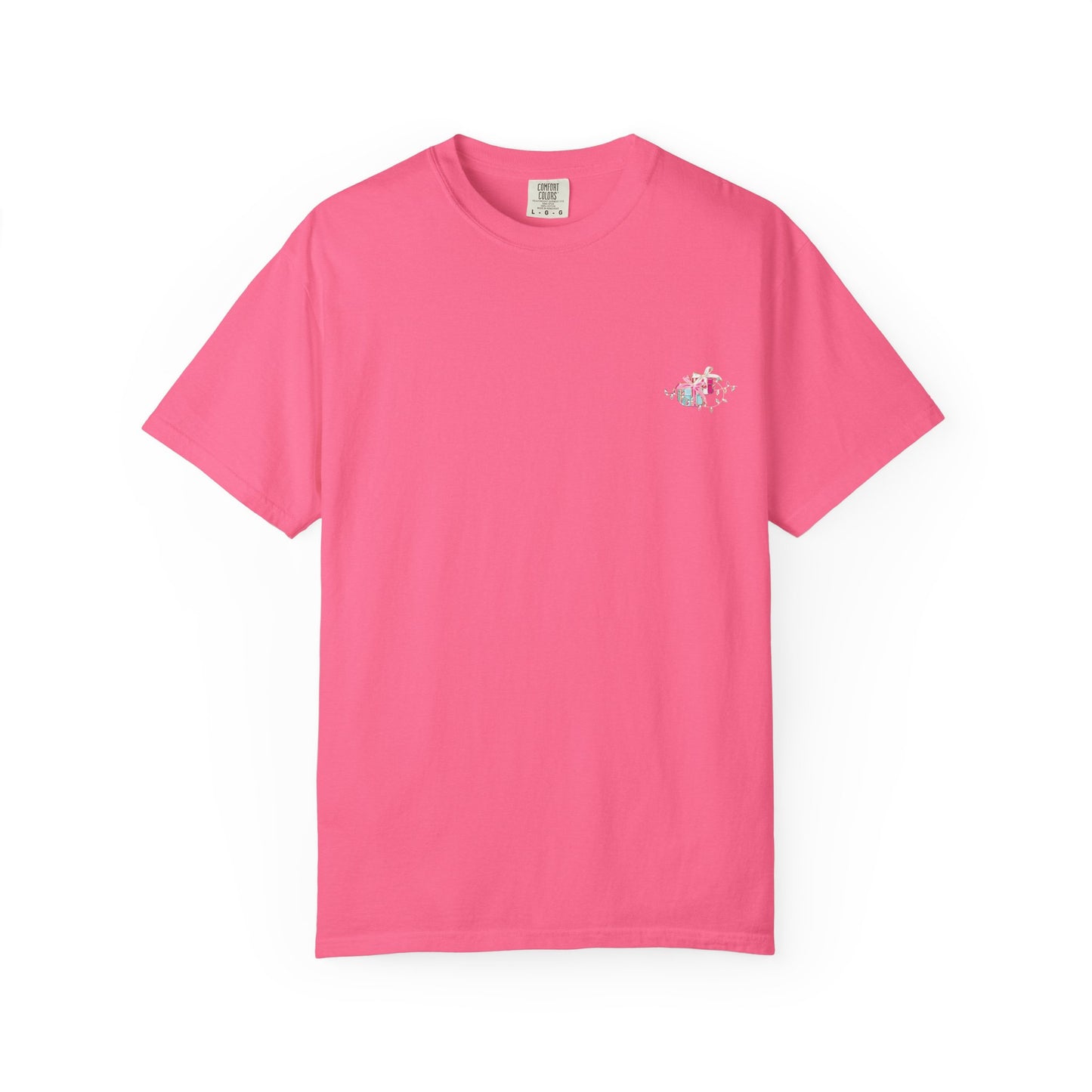 Flamingo Flamingle All the Way Christmas Tee - Comfort Colors