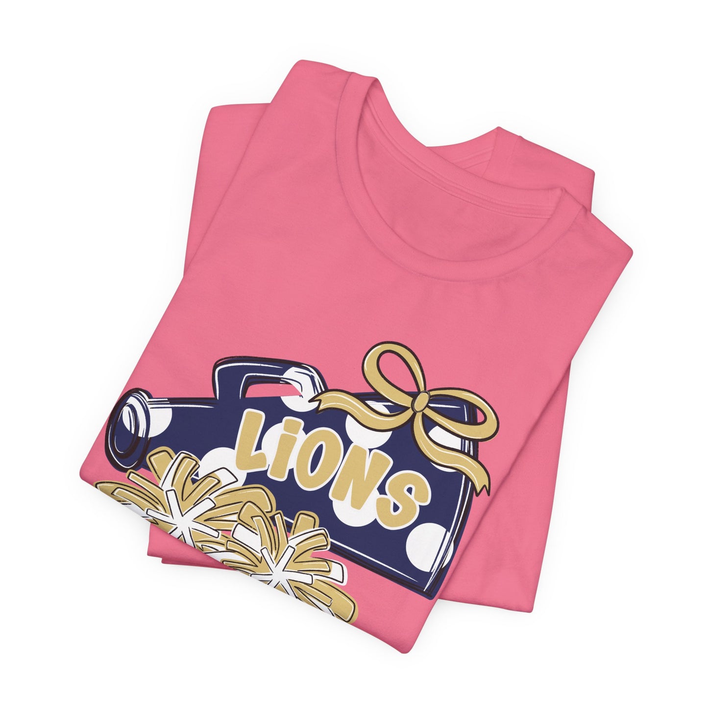 Lions Cheer Spirit Tee - Bella Canvas