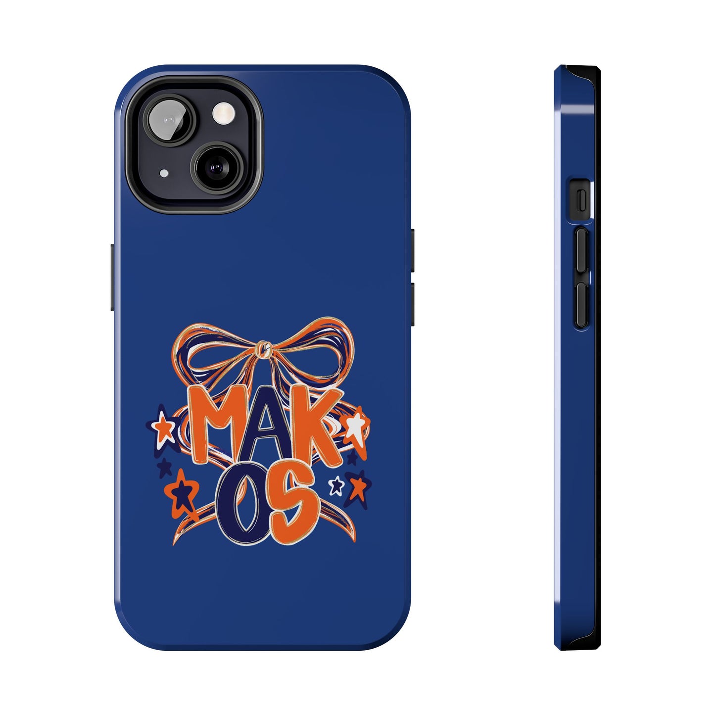Makos Twirly Ribbon Iphone & Samsung Tough Phone Cases