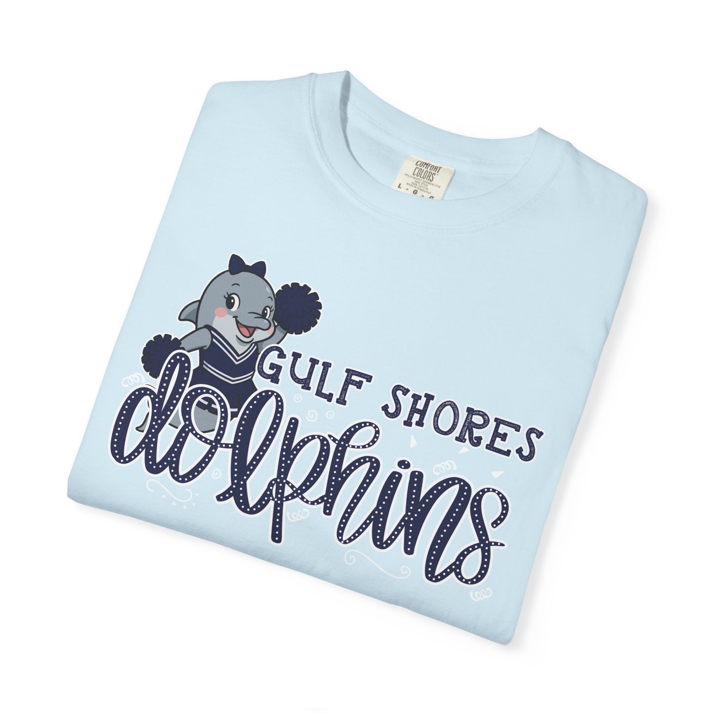 Dolphin Dots on Comfort Colors