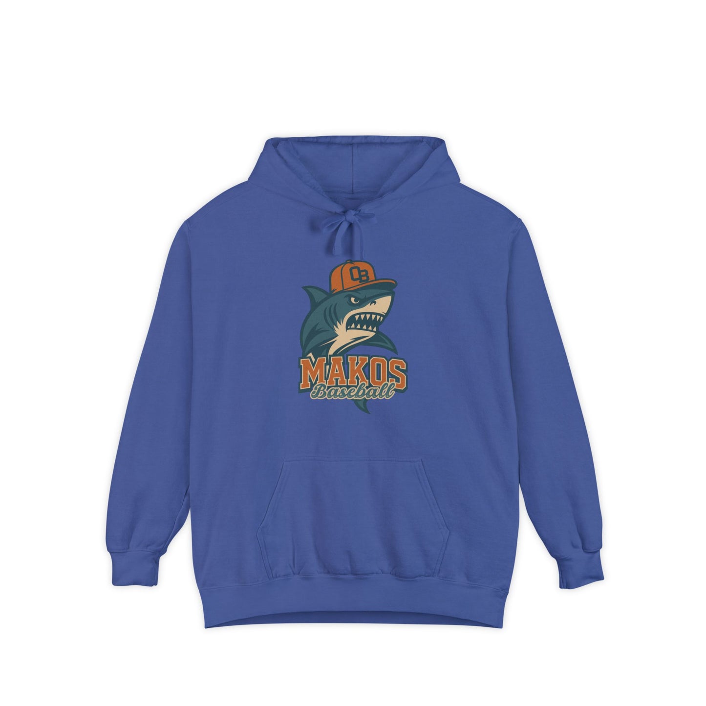 Adult Makos Retro Baseball Hoodie - Comfort Colors
