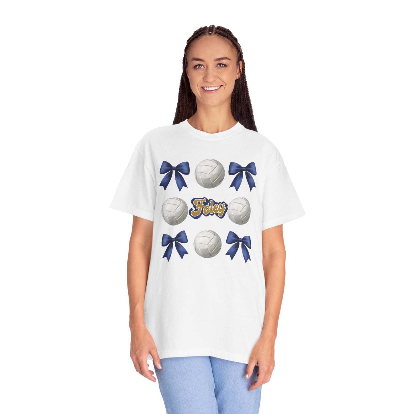 Foley Lions Volleyball T-Shirt- Comfort Colors