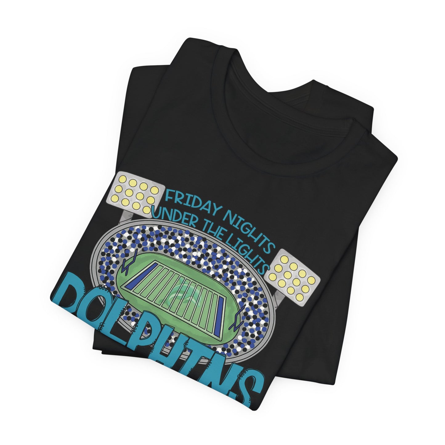 Adult Dolphins Friday Nights Under the Lights Tee