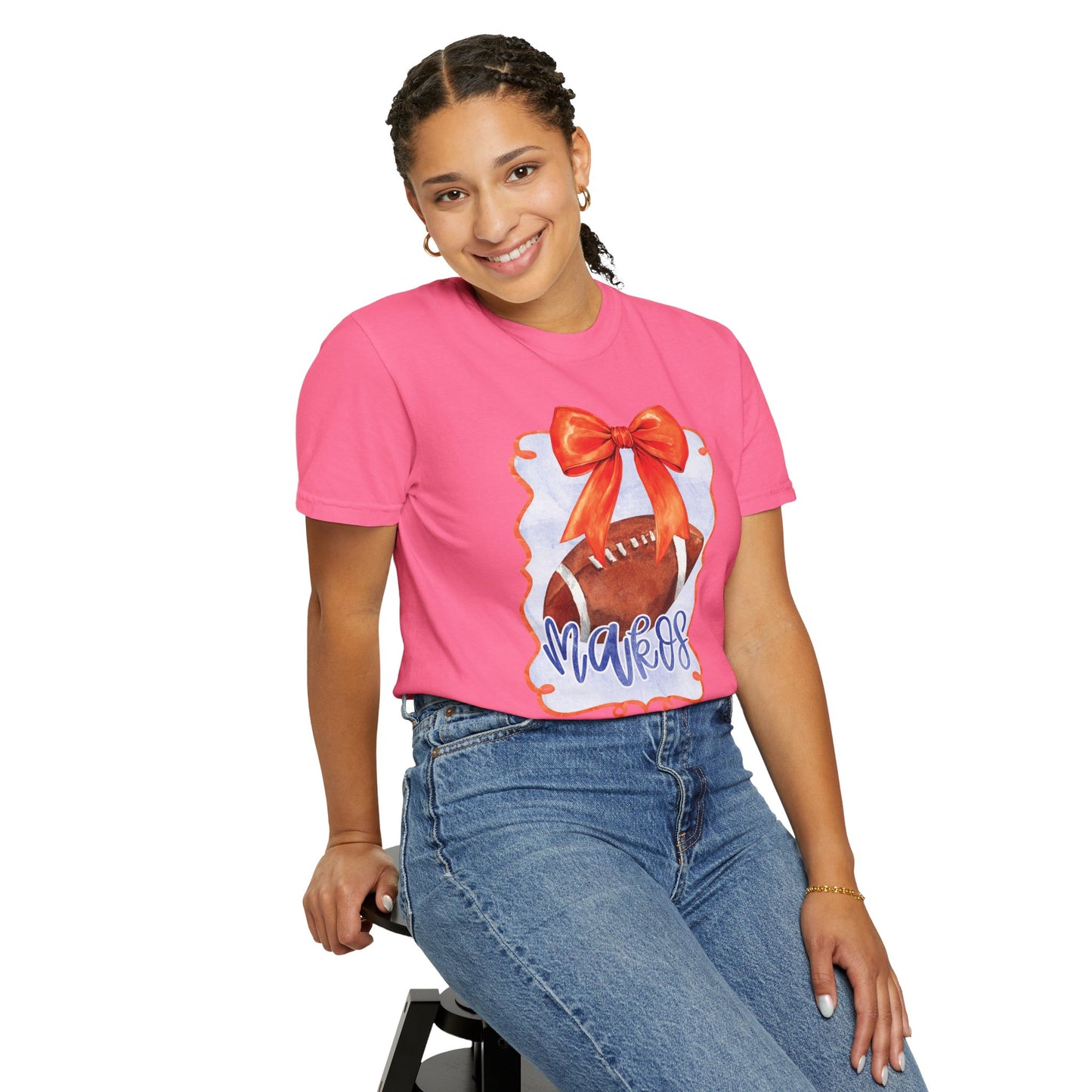 Adult Makos Watercolor Coquette Tee - Comfort Colors