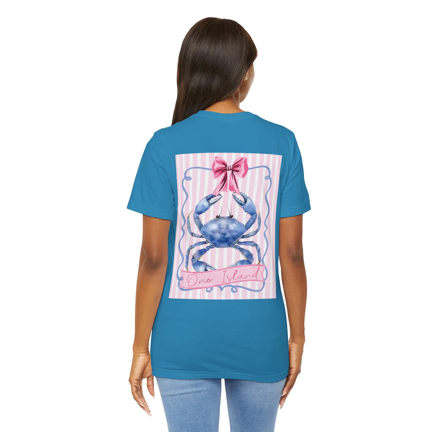 Adult Ono Island Preppy Crab T-Shirt - Bella Canvas