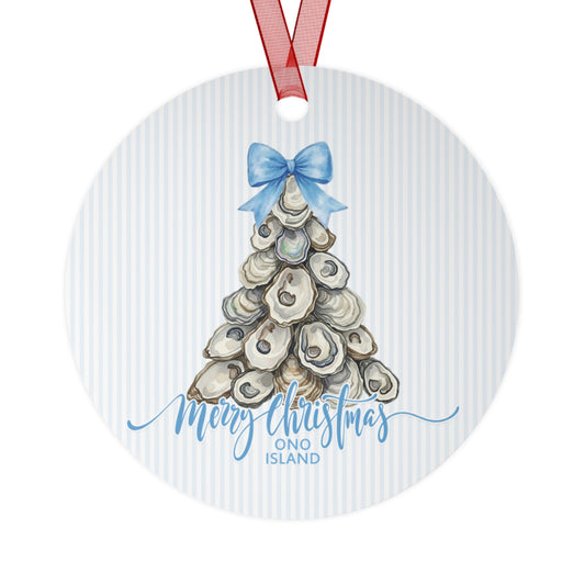 Ono Island Coastal Oyster Tree Ornament