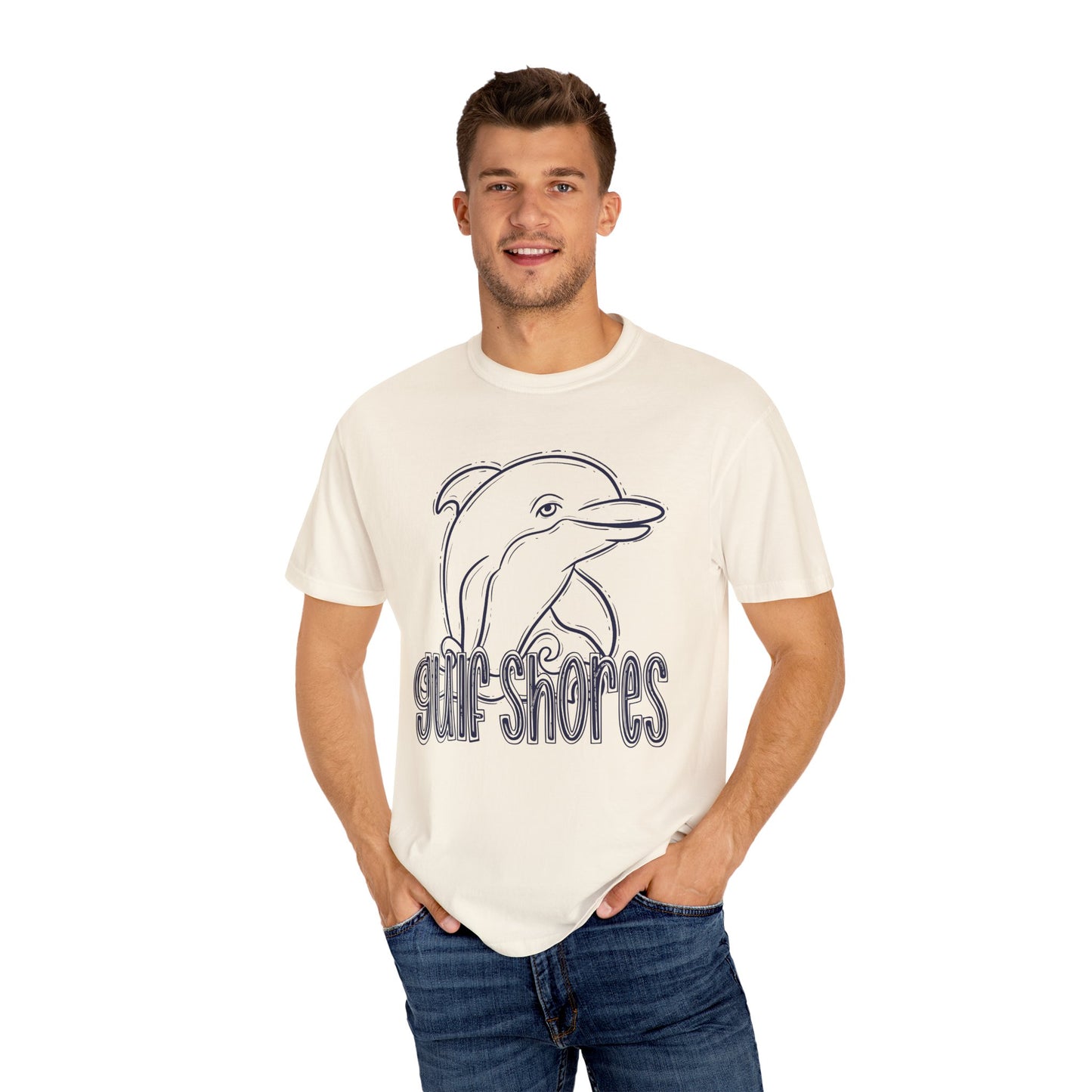 Adult Dolphins Sketch - Comfort Colors