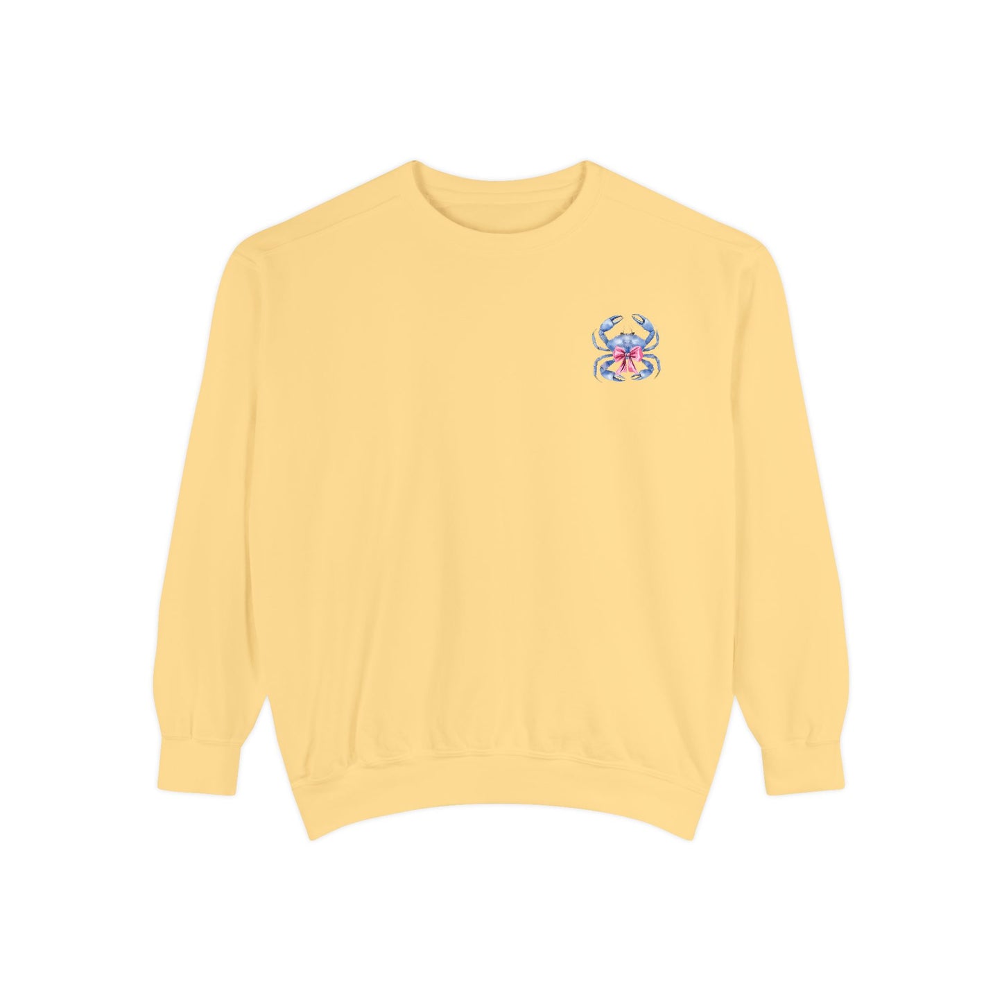 Adult Ono Island Preppy Crab Sweatshirt - Comfort Colors
