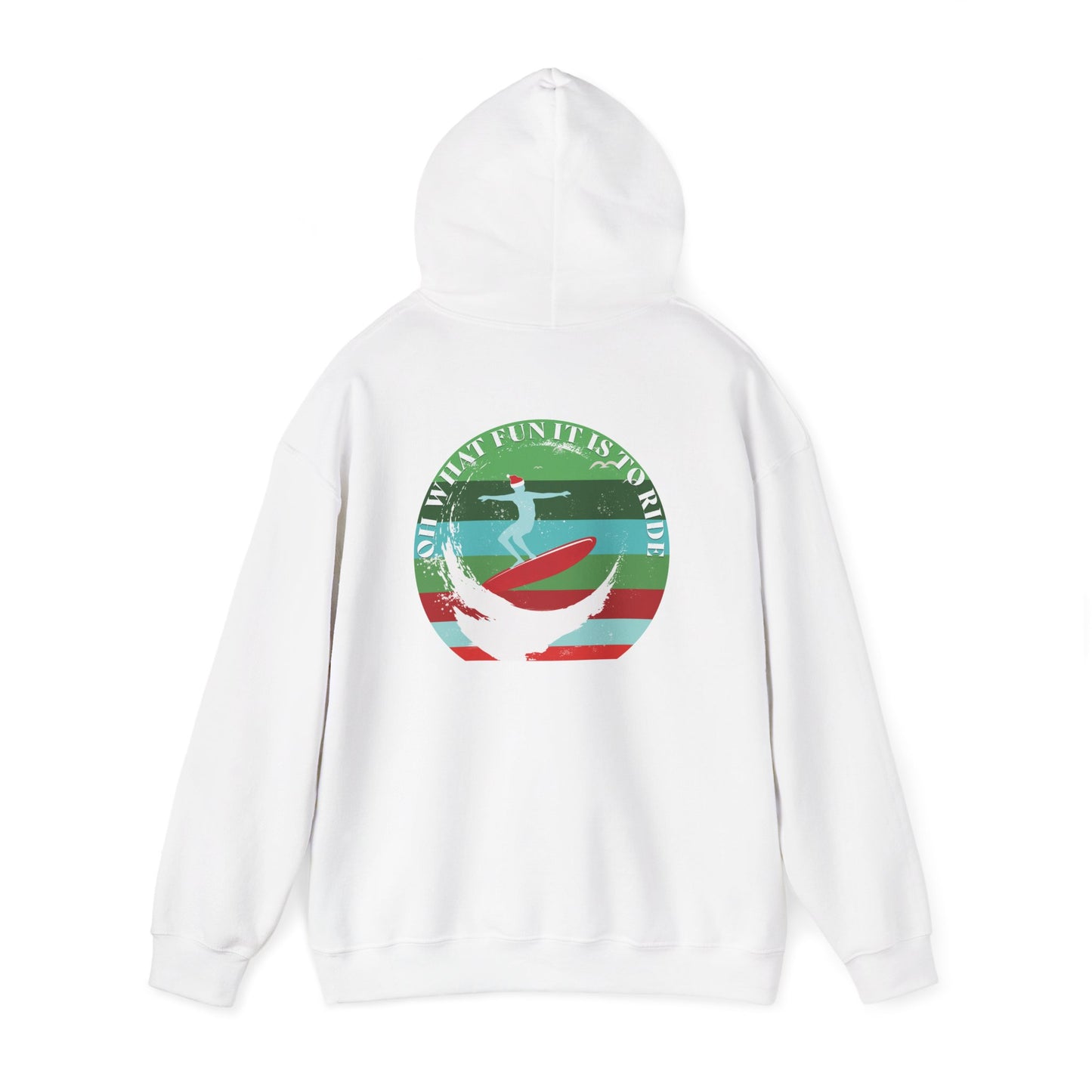 Adult Christmas Surf Hoodie - Gildan