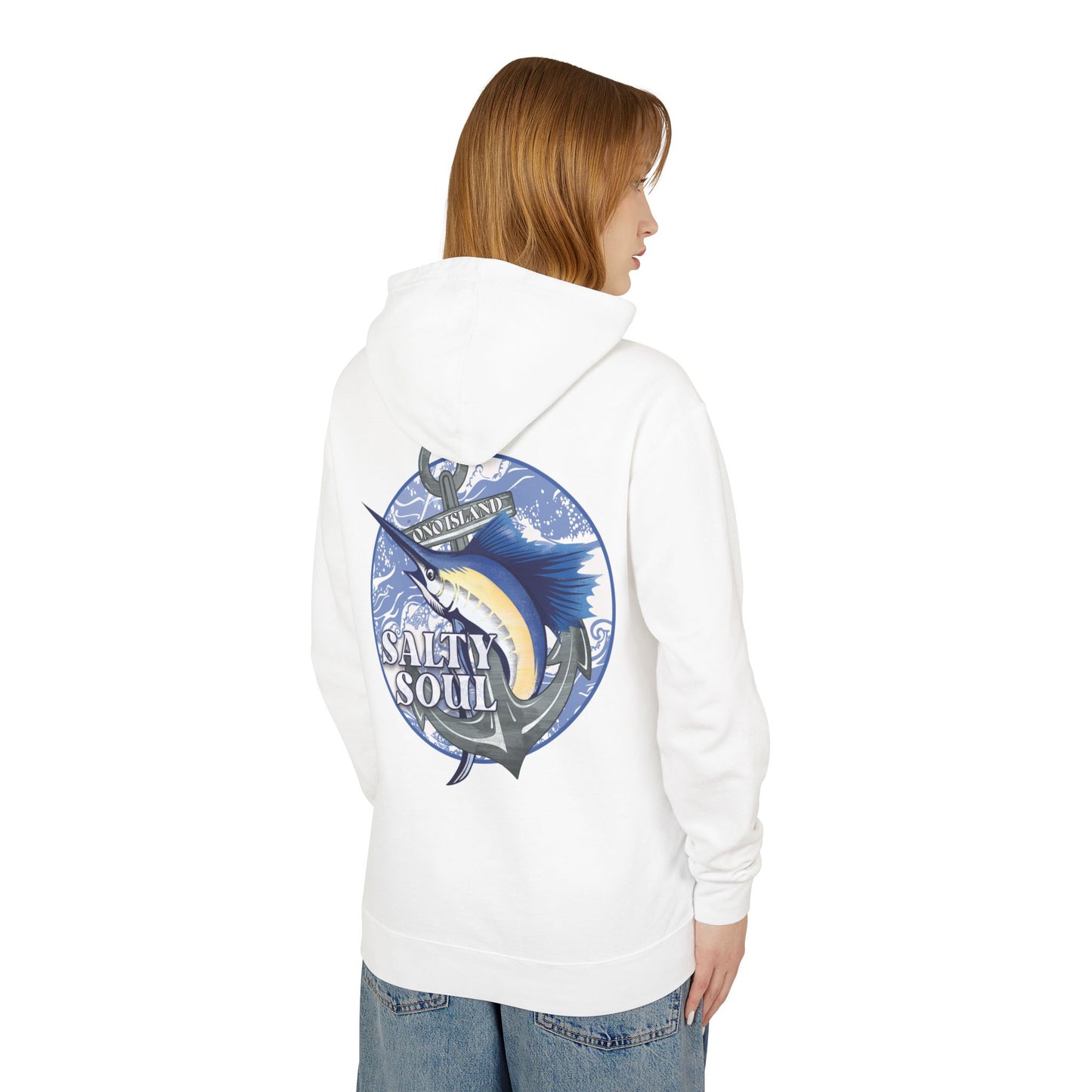 Adult Ono Island Salty Soul Pastels Hooded Sweatshirt - Comfort Colors