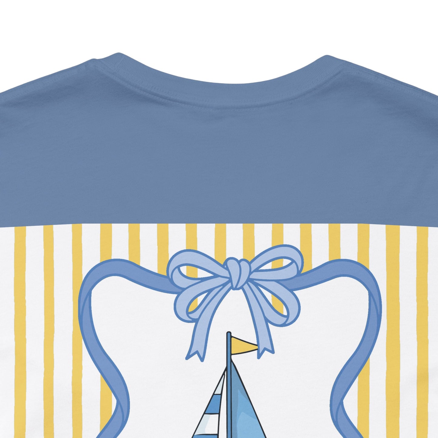 Adult Coquette Sailboat Tee - Bella Canvas