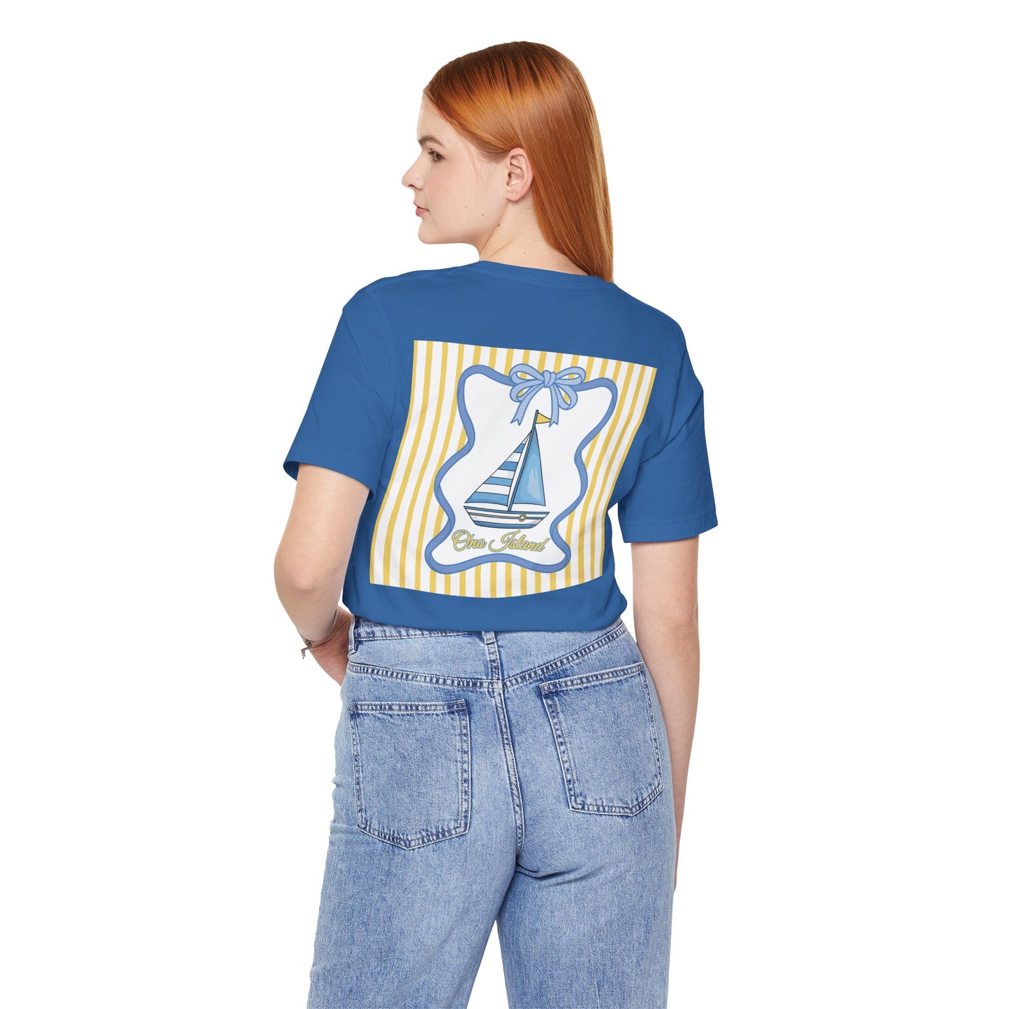 Adult Coquette Sailboat Tee - Bella Canvas