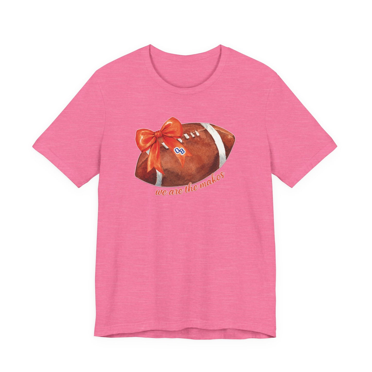 Adult Coquette Makos Football TShirt - Bella canvas