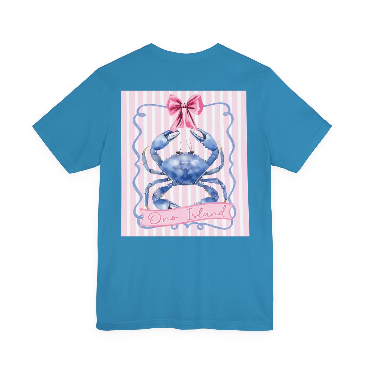 Adult Ono Island Preppy Crab T-Shirt - Bella Canvas