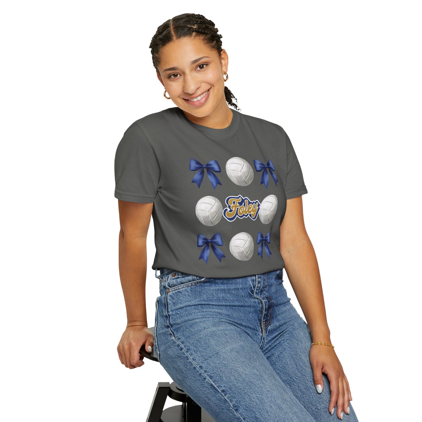 Foley Lions Volleyball T-Shirt- Comfort Colors